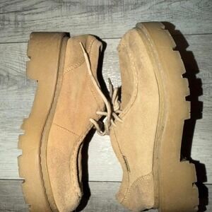 Vintage 90's Y2K Bratz Platform Mudd Shoes Style Sara Womens SZ 6 Leather Upper